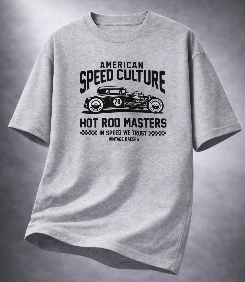 American Speed Culture Hot Rod Masters Men's Loose Fit Standard T-Shirt