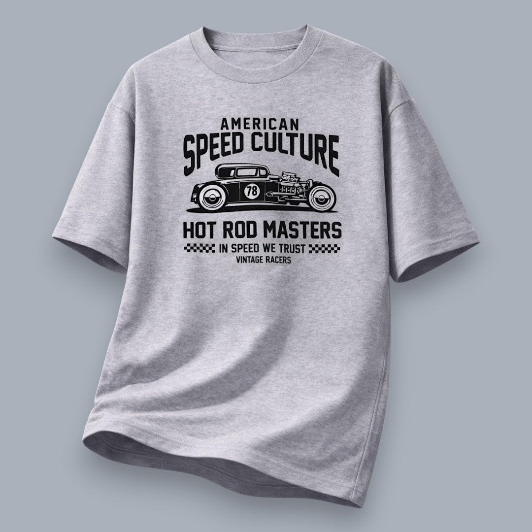 American Speed Culture Hot Rod Masters Men's Loose Fit Standard T-Shirt