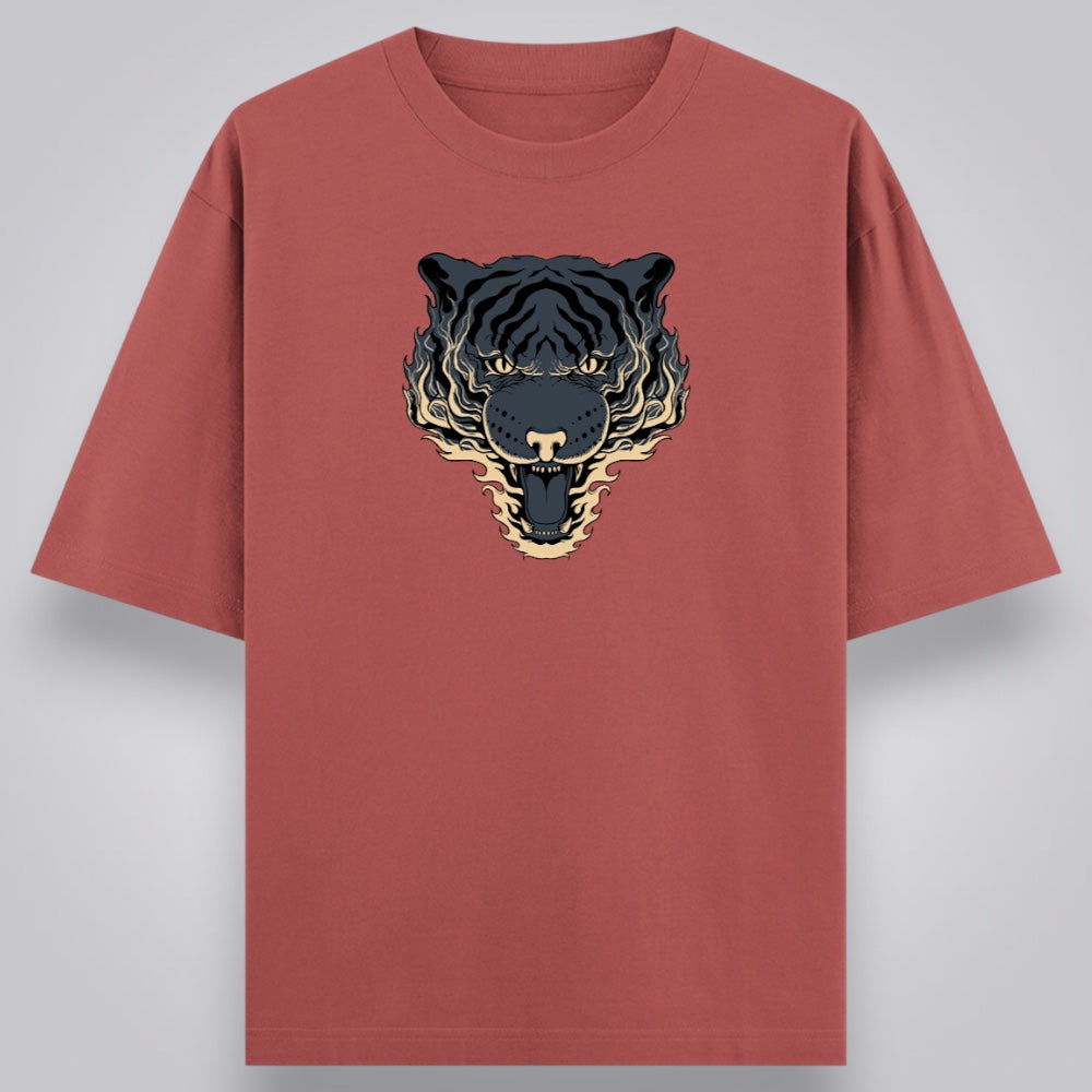 Angry Tiger Men's Loose Fit Classic T-Shirt