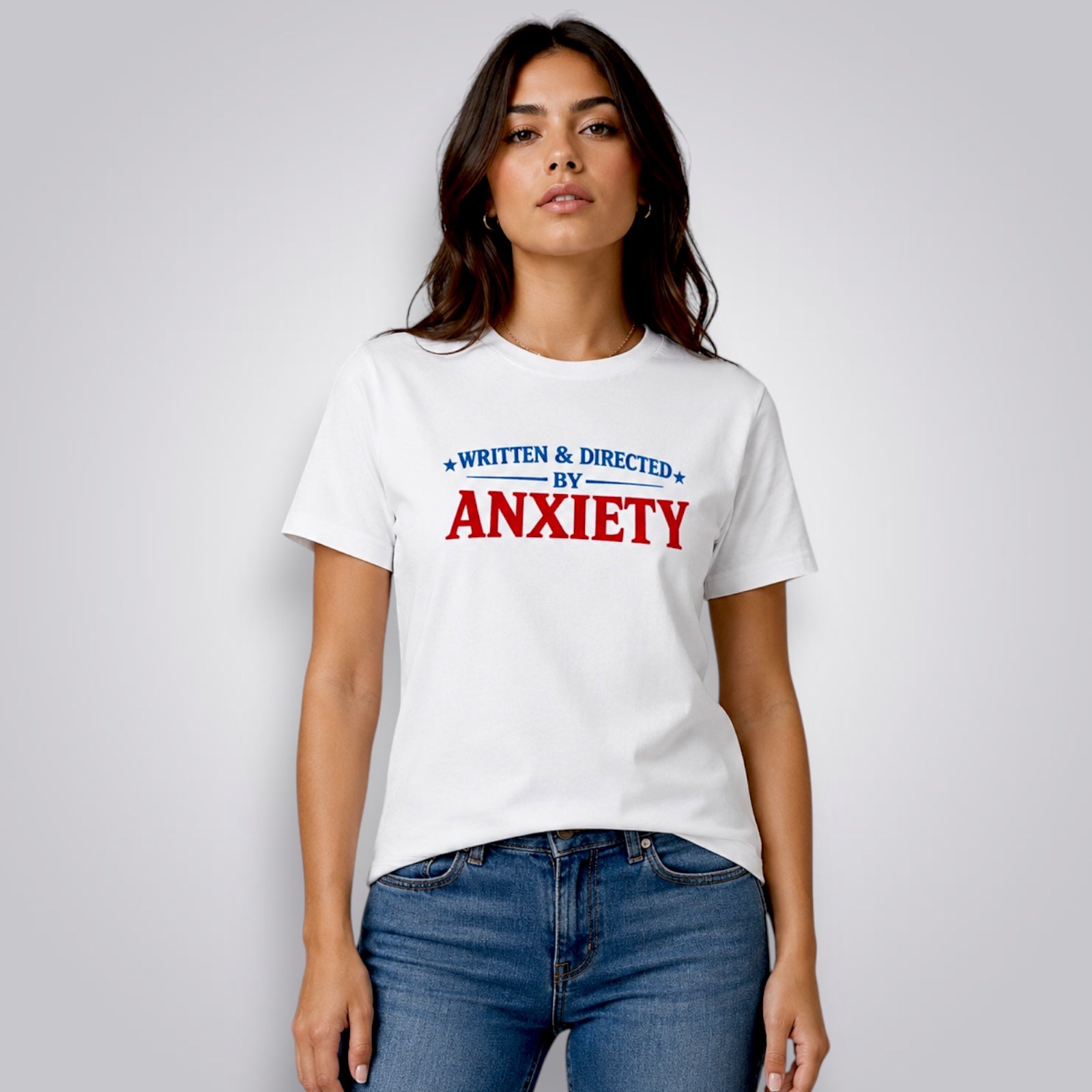 Written & Directed By Anxiety Women's Relaxed Fit T-Shirt
