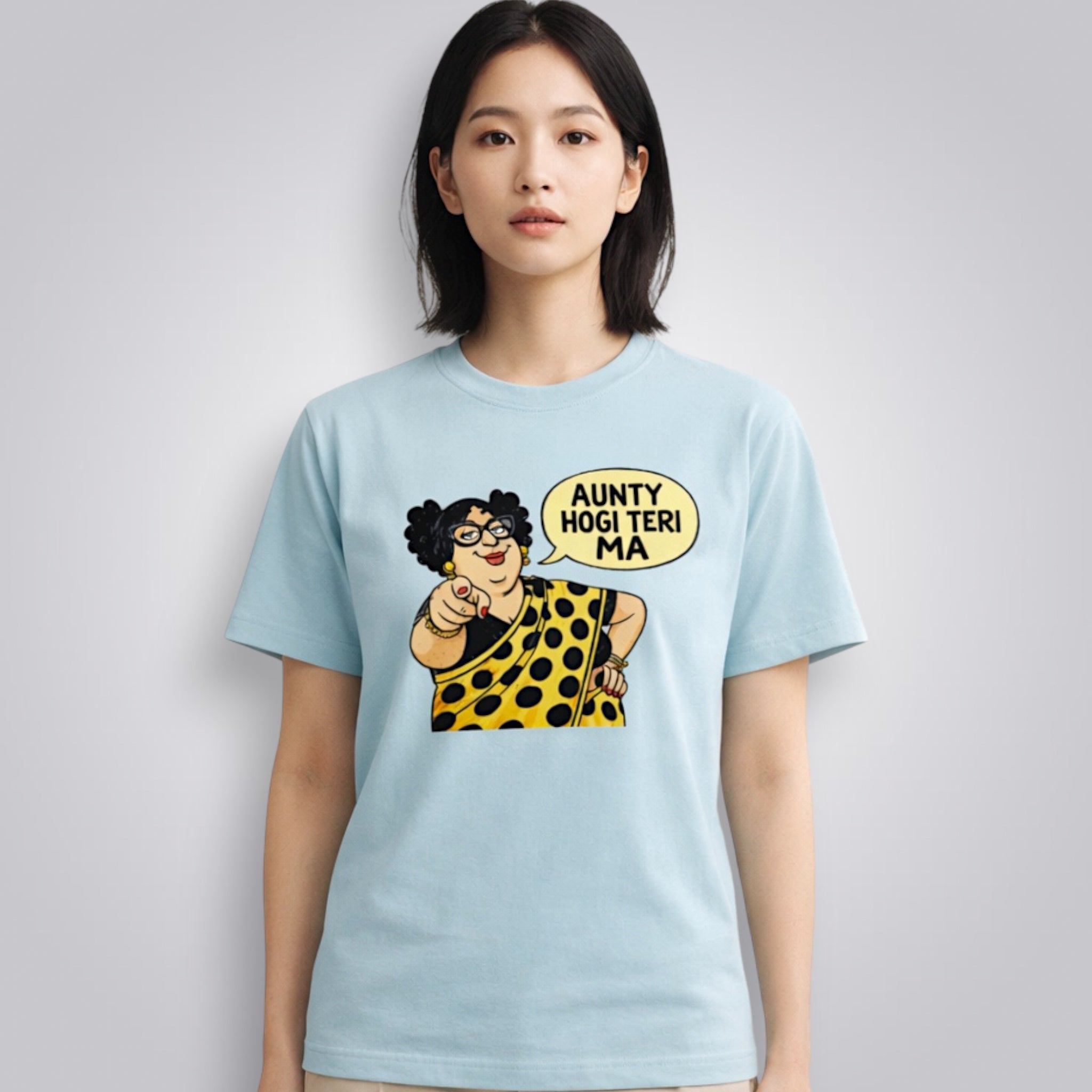 Aunty Hogi Teri Ma Women's Boyfriend Fit T-Shirt