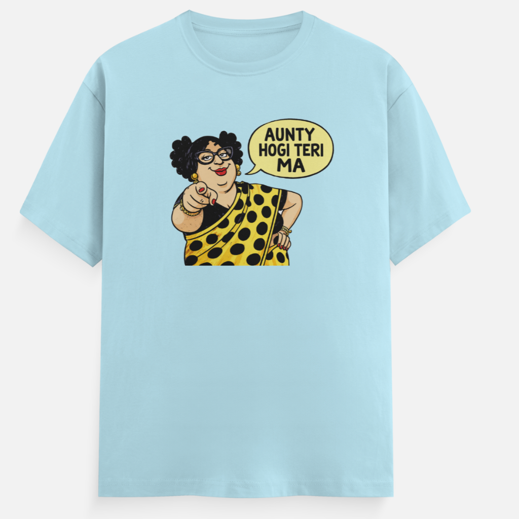 Aunty Hogi Teri Ma Women's Boyfriend Fit T-Shirt