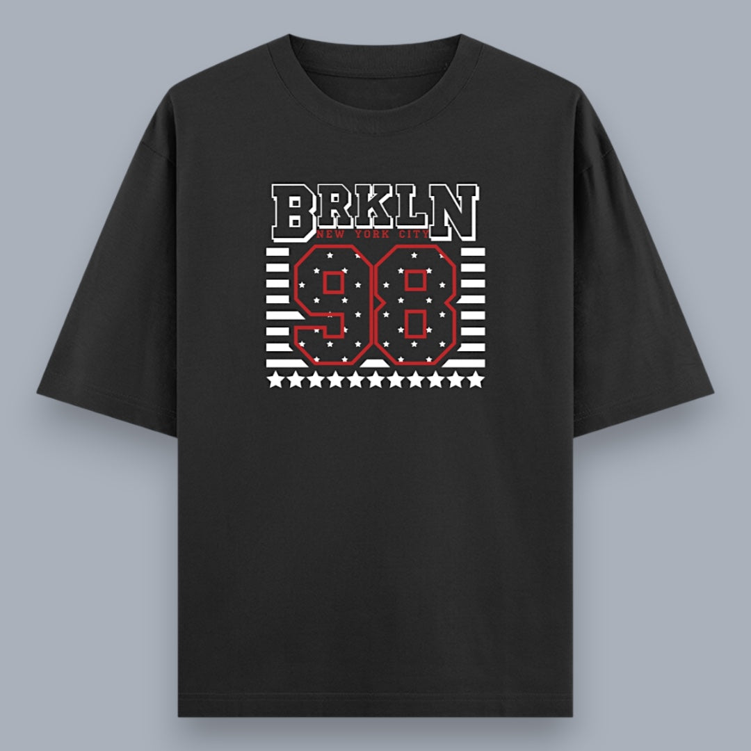BRKLN 98 Men's Loose Fit Classic T-Shirt