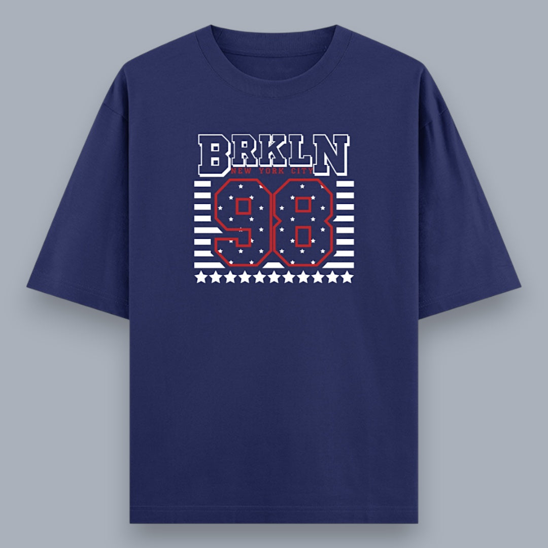 BRKLN 98 Men's Loose Fit Classic T-Shirt