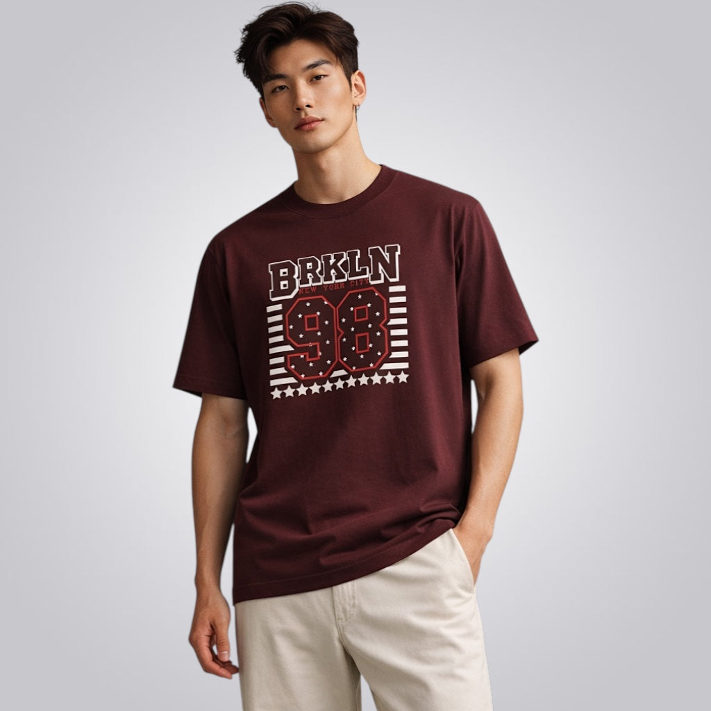 BRKLN 98 Men's Loose Fit Classic T-Shirt