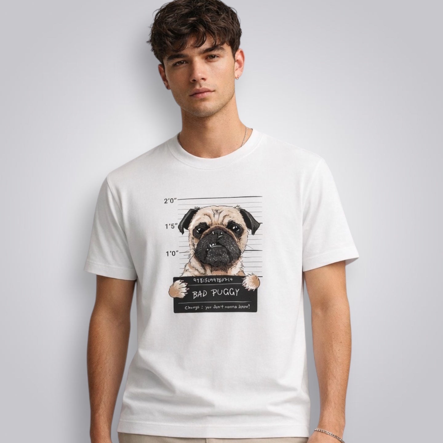 Bad Puggy Men's Regular Fit T-Shirt
