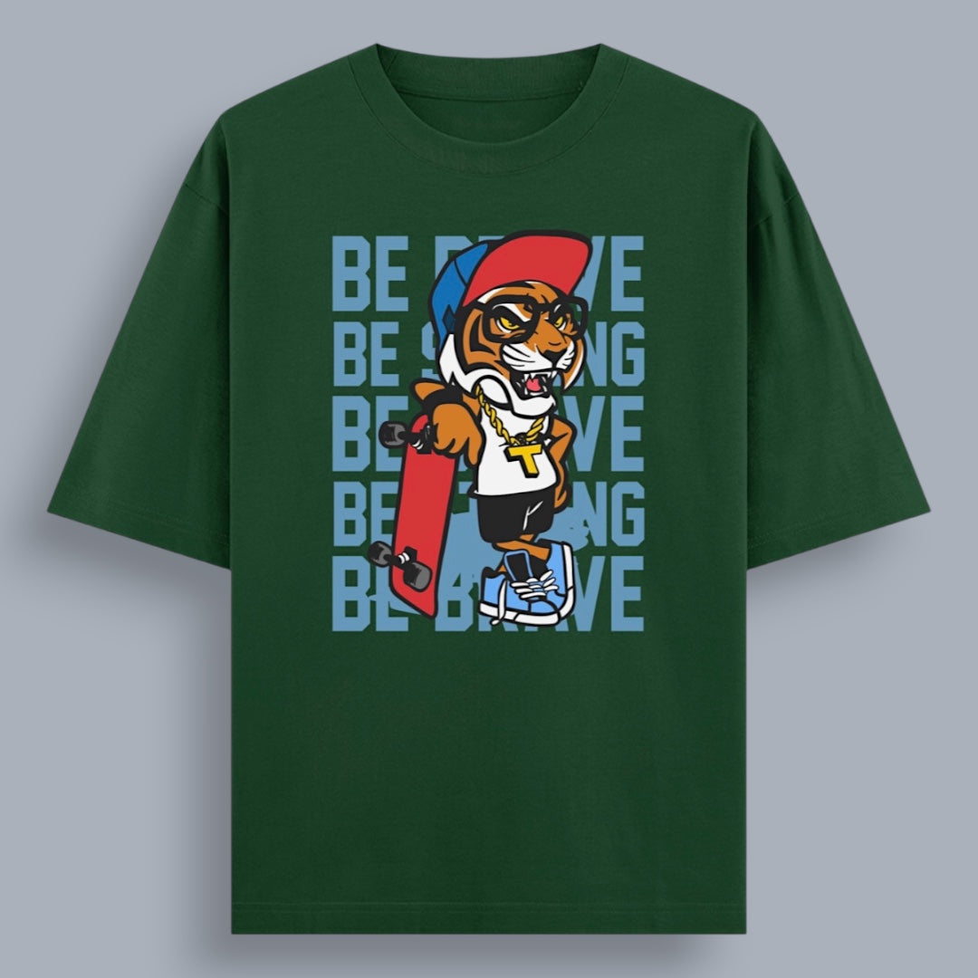 Be Brave Men's Loose Fit Classic T-Shirt