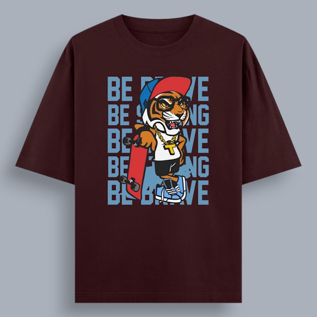 Be Brave Men's Loose Fit Classic T-Shirt