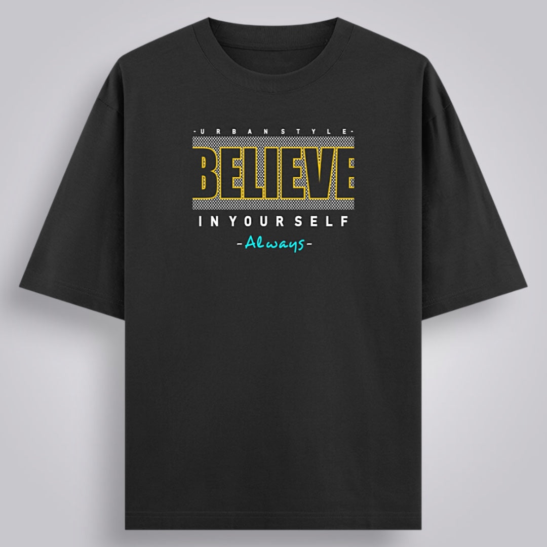 Believe In Yourself Unisex Oversized Classic T-Shirt