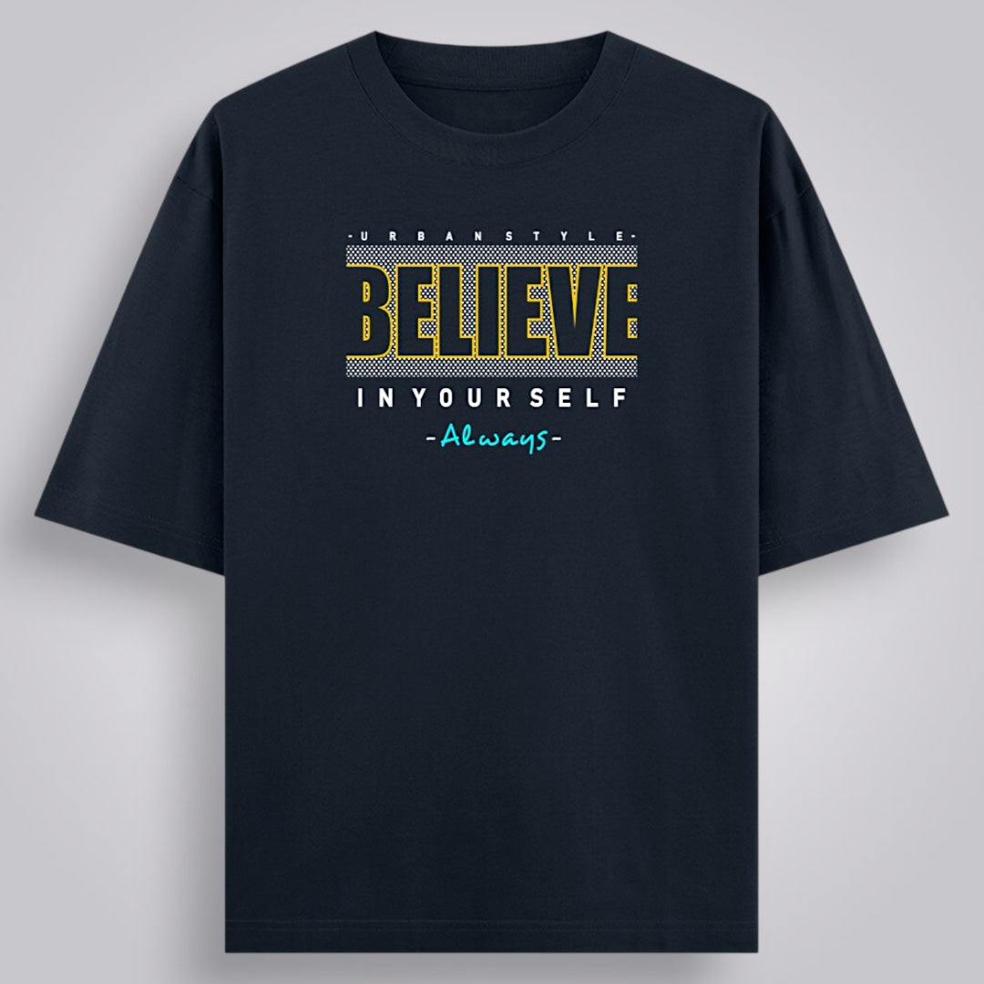 Believe In Yourself Unisex Oversized Classic T-Shirt