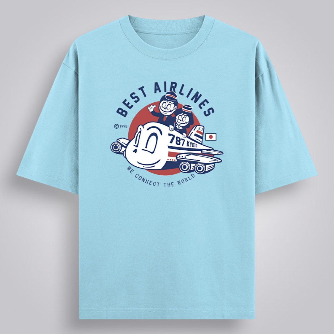 Best Airlines Unisex Loose Fit Classic T-Shirt