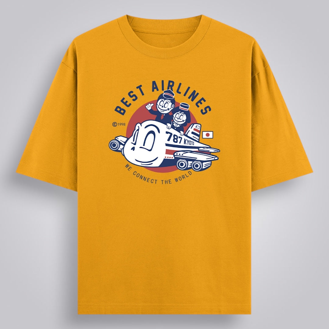 Best Airlines Unisex Loose Fit Classic T-Shirt