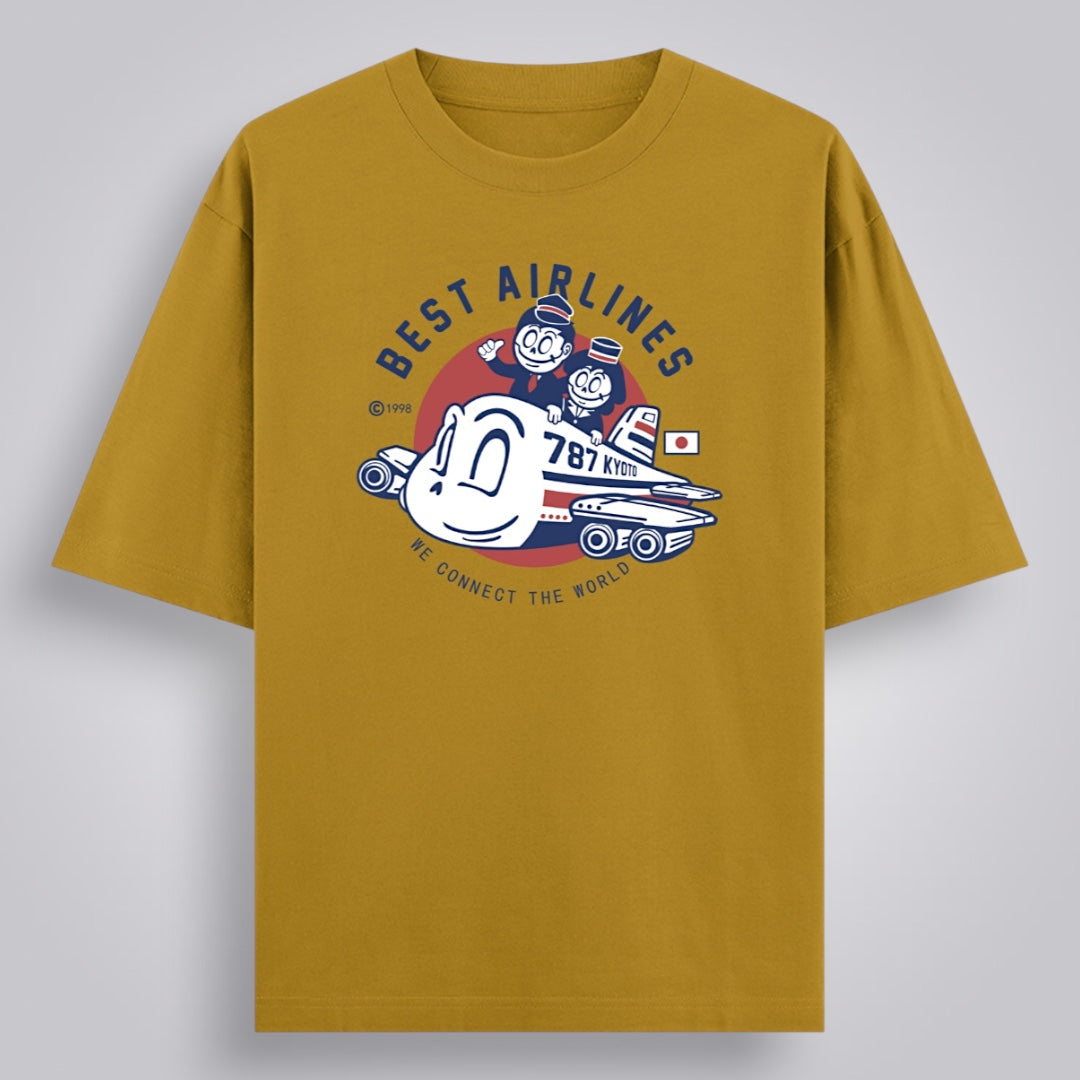 Best Airlines Unisex Loose Fit Classic T-Shirt