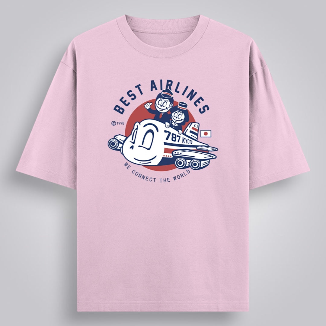 Best Airlines Unisex Loose Fit Classic T-Shirt