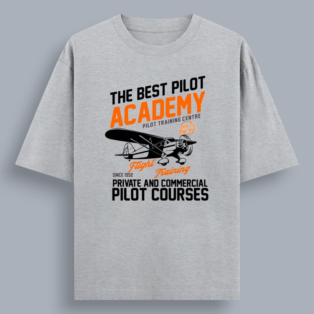The Best Pilot Academy Men's Loose Fit Classic T-Shirt