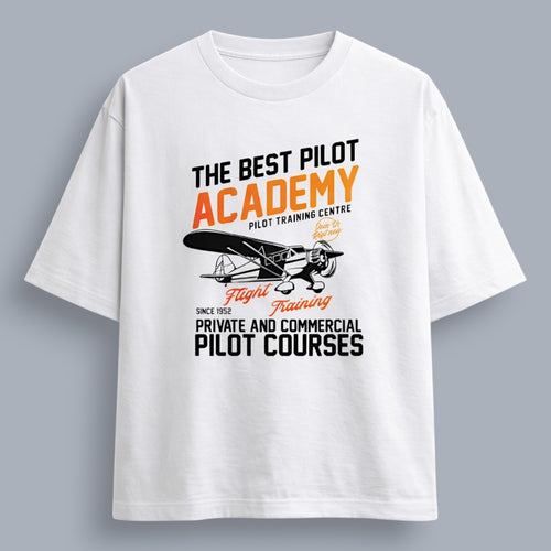 The Best Pilot Academy Men's Loose Fit Classic T-Shirt
