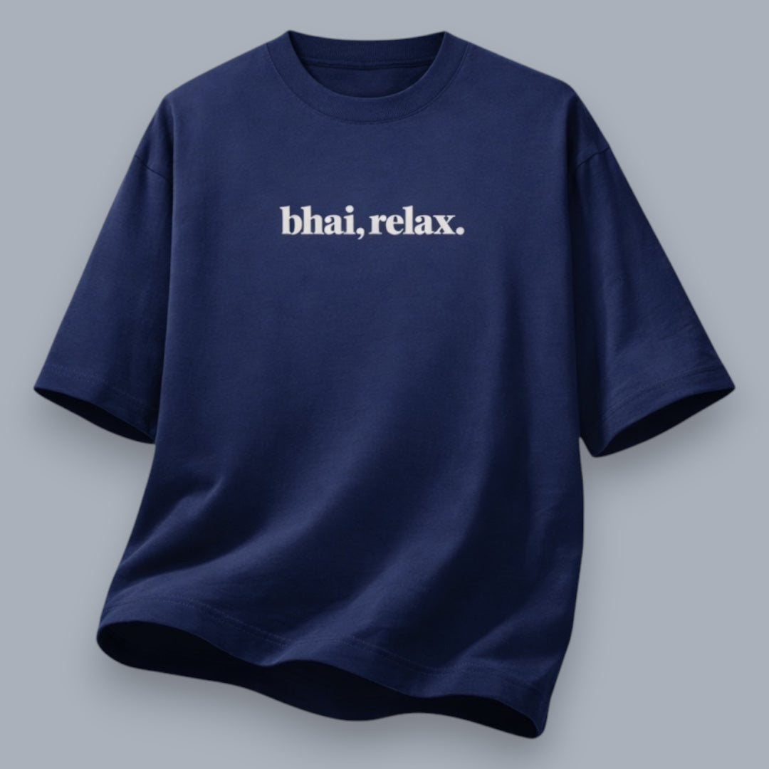 Bhai, Relax Men's Loose Fit Classic T-Shirt