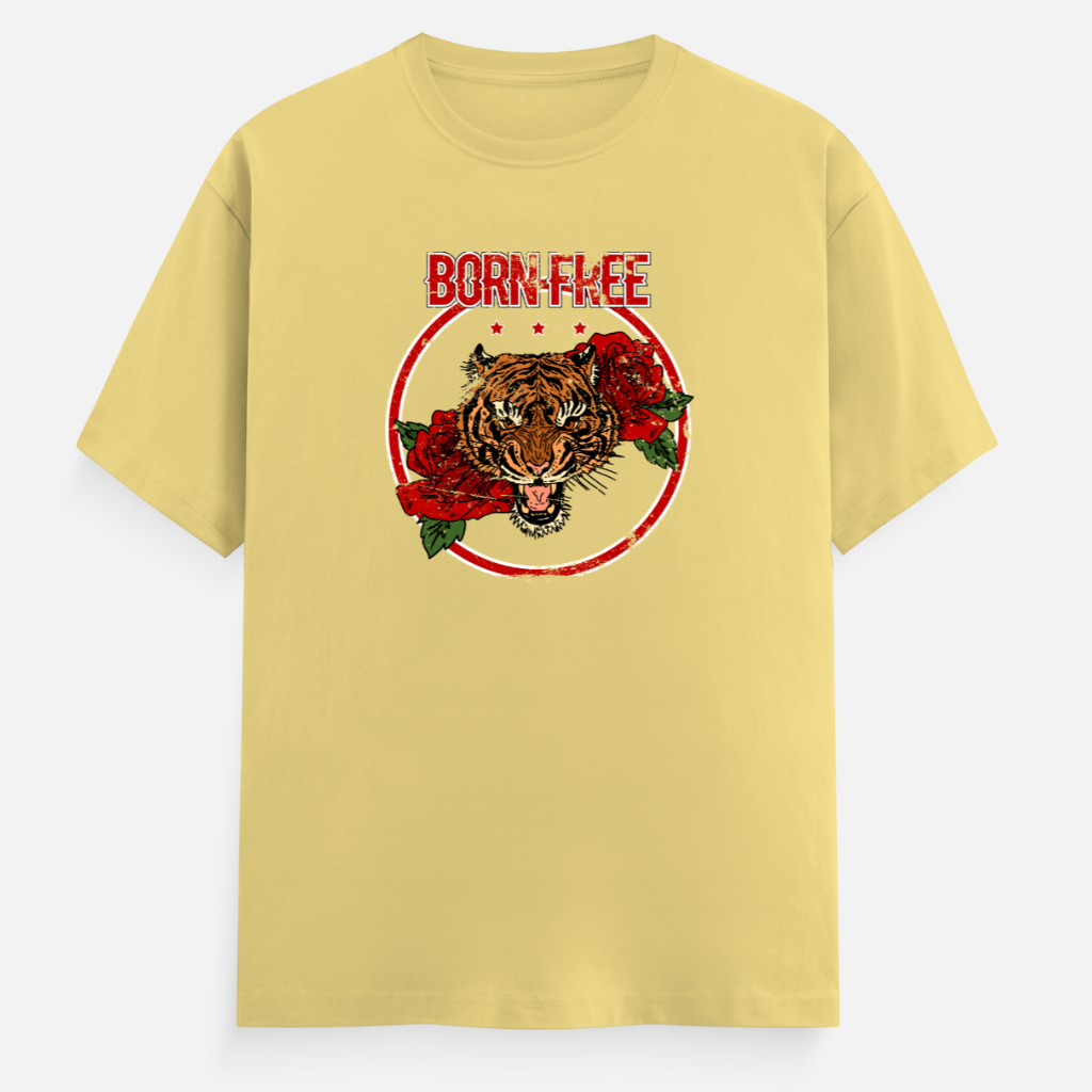 Born Free Men's Regular Fit T-Shirt