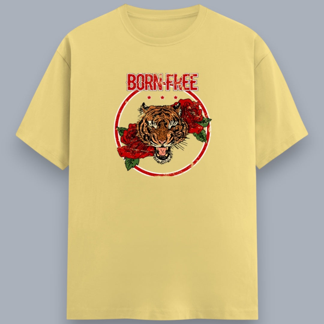 Born Free Men's Regular Fit T-Shirt