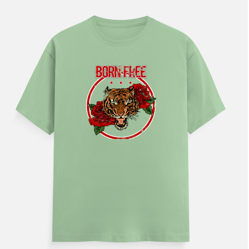 Born Free Men's Regular Fit T-Shirt