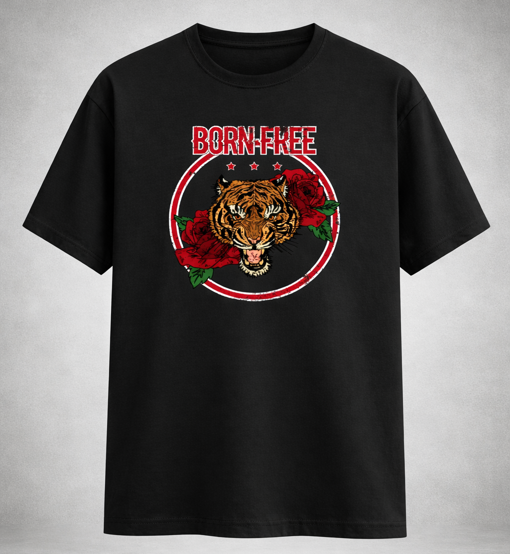 Born Free Men's Regular Fit T-Shirt