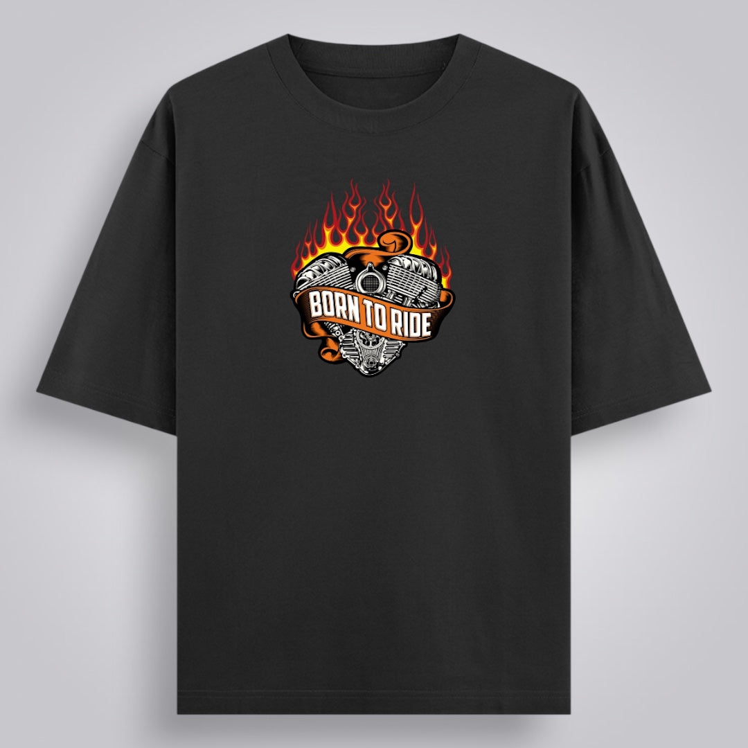 Born To Ride Men's Loose Fit Classic T-Shirt