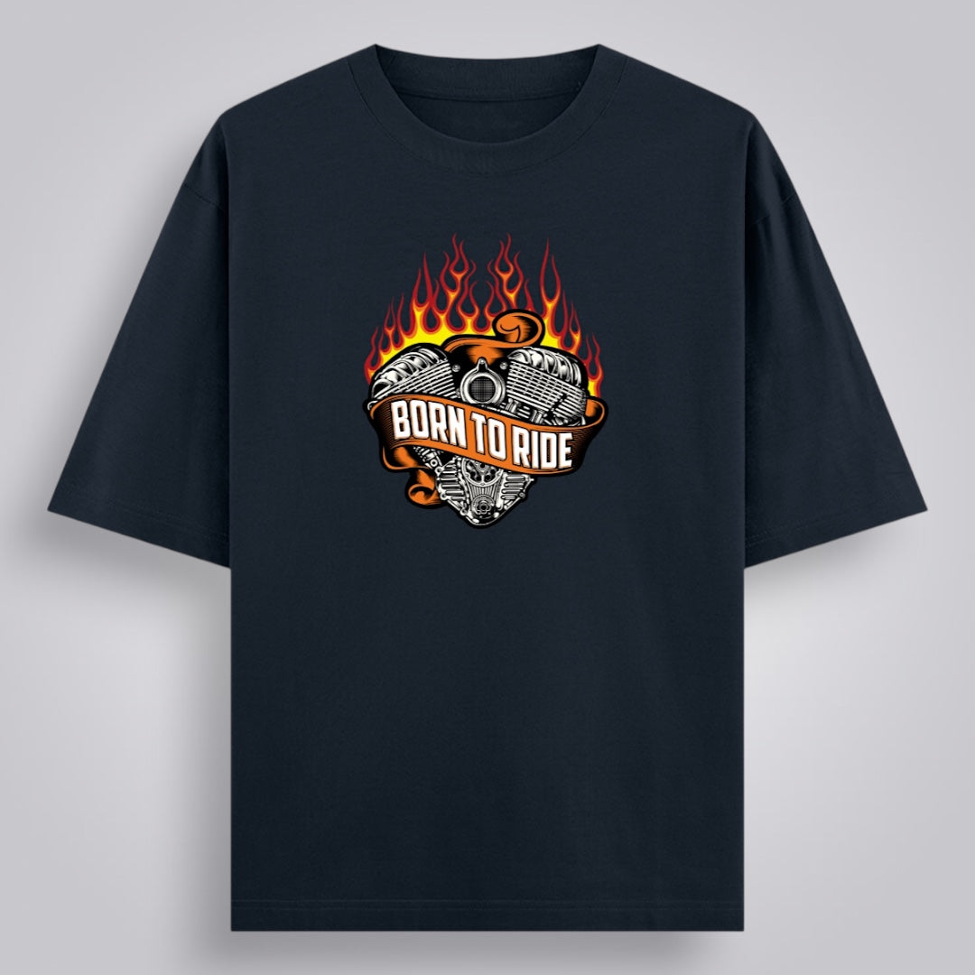 Born To Ride Men's Loose Fit Classic T-Shirt