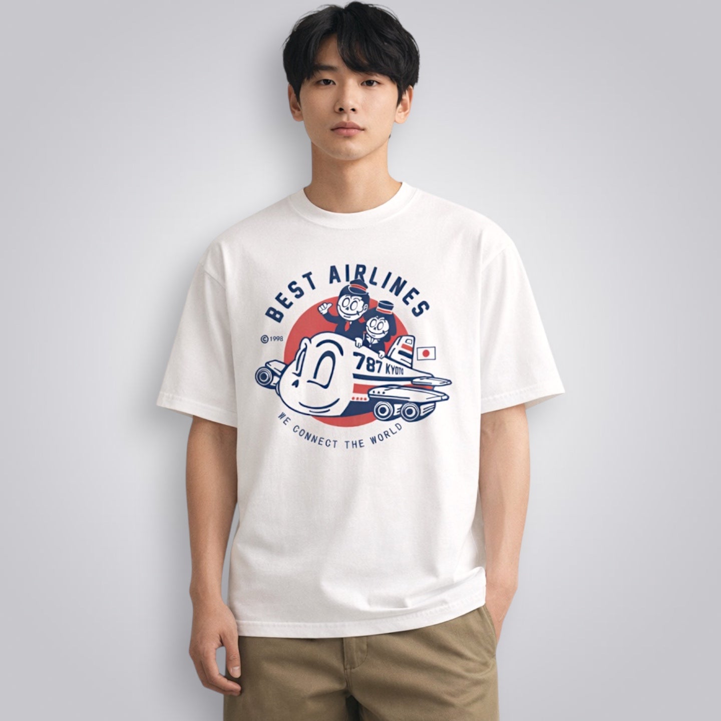 Best Airlines Unisex Loose Fit Classic T-Shirt