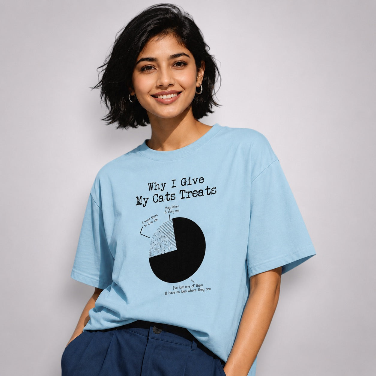 Why I Give My Cats Treats Unisex Loose Fit Classic T-Shirt