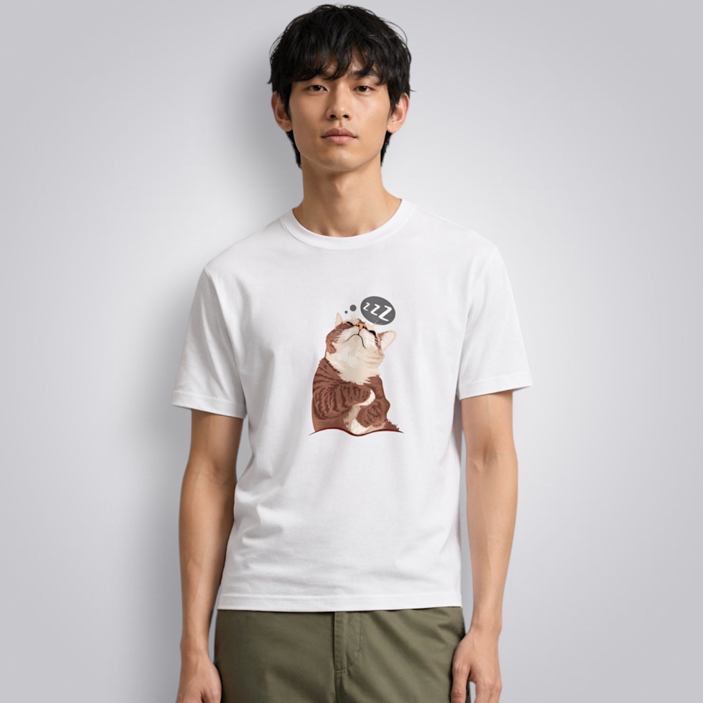 Cat Zzz Men's Regular Fit T-Shirt