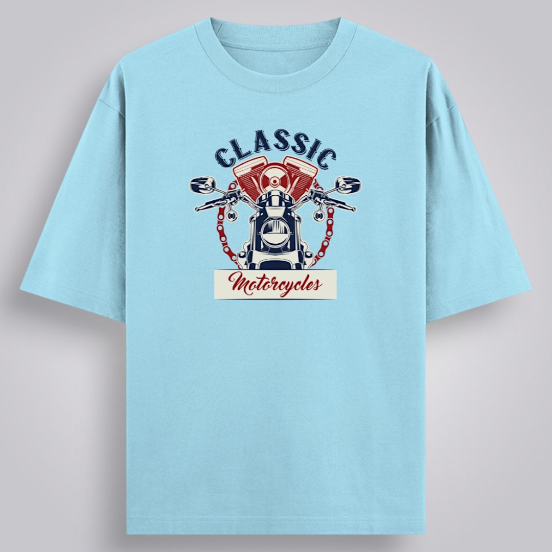 Classic Motorcycles Men's Oversized Classic T-Shirt