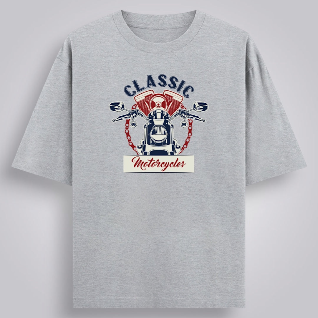 Classic Motorcycles Men's Oversized Classic T-Shirt