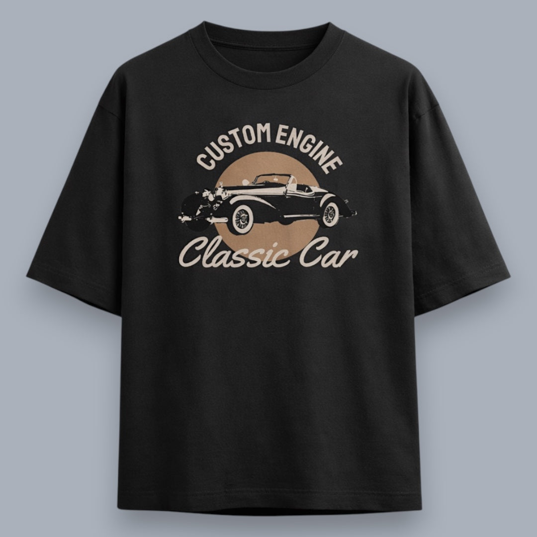 Custom Engine Classic Car Men's Loose Fit Classic T-Shirt