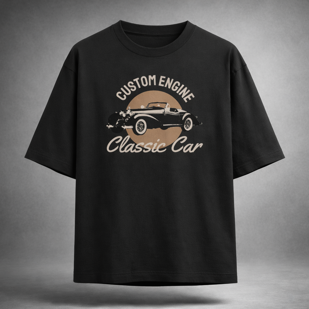 Custom Engine Classic Car Men's Loose Fit Classic T-Shirt