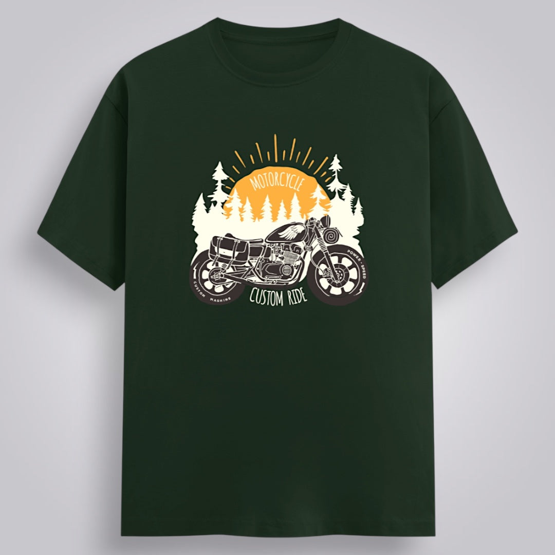 Motorcycle Custom Ride Men's Regular Fit T-Shirt