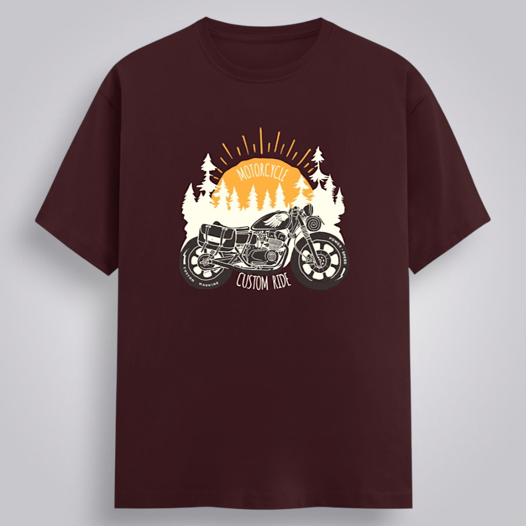 Motorcycle Custom Ride Men's Regular Fit T-Shirt