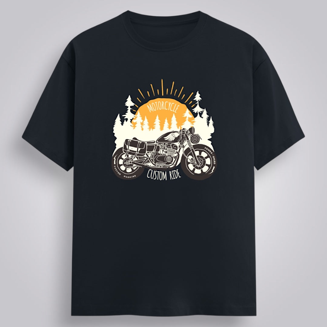 Motorcycle Custom Ride Men's Regular Fit T-Shirt