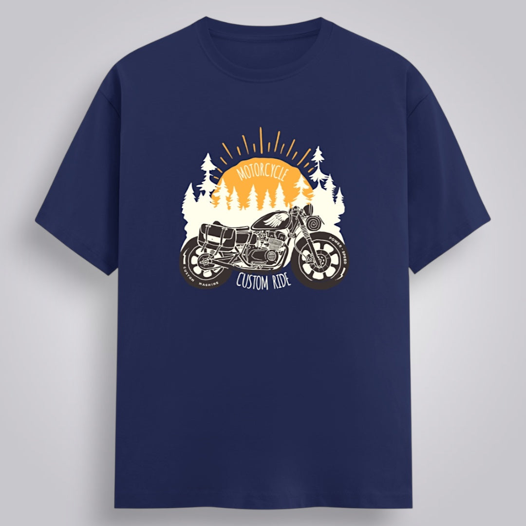 Motorcycle Custom Ride Men's Regular Fit T-Shirt