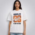 Denim.co 98 Vintage Women's Loose Fit Standard T-Shirt