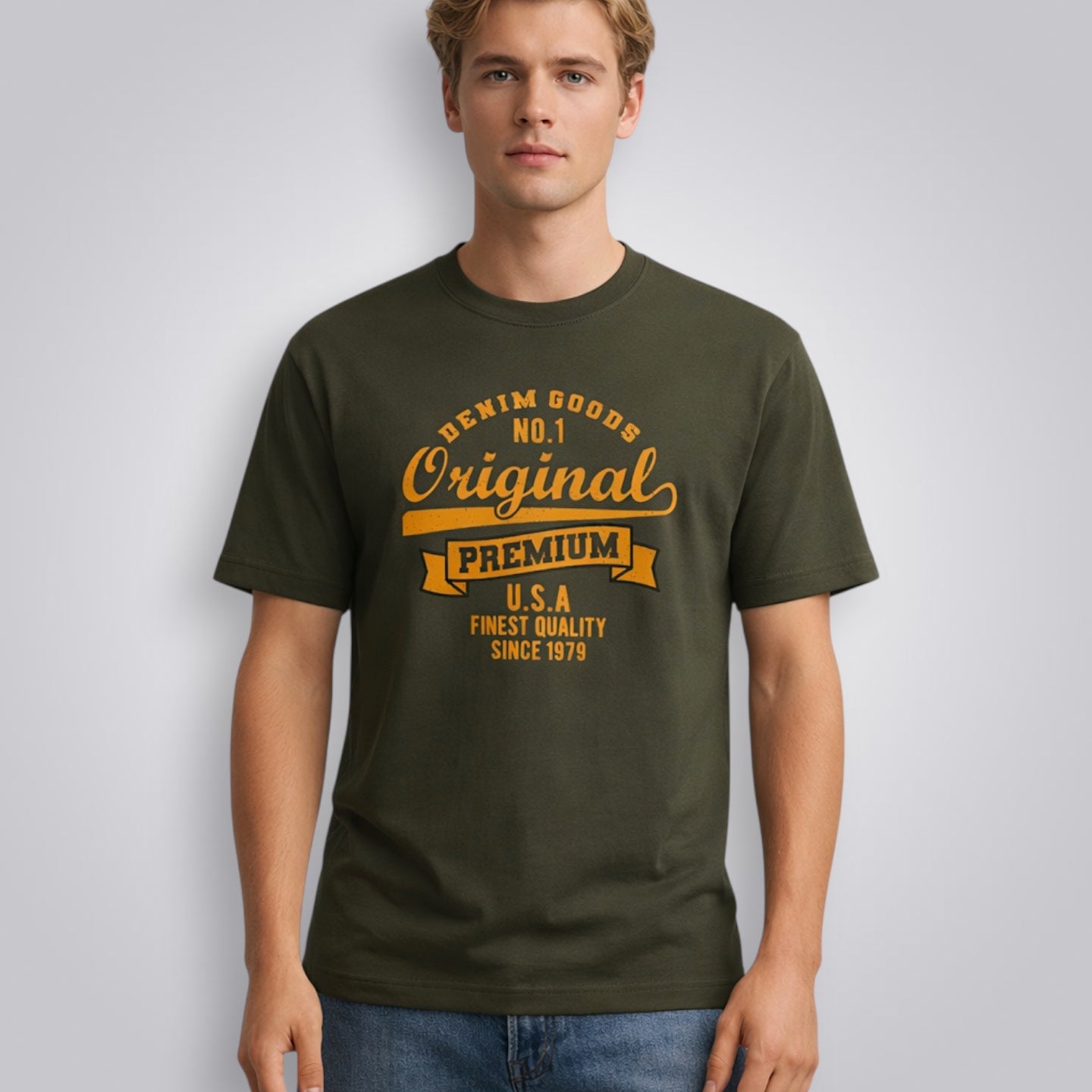 Denim Goods No. 1 Men's Regular Fit T-Shirt