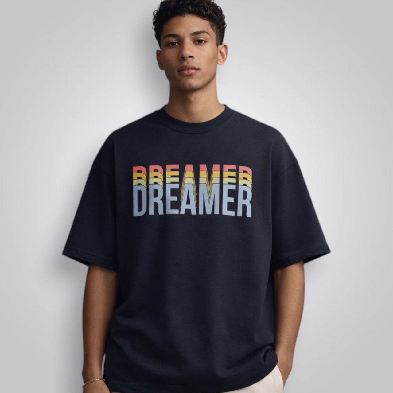 Dreamer Unisex Premium French Terry Oversized Tee