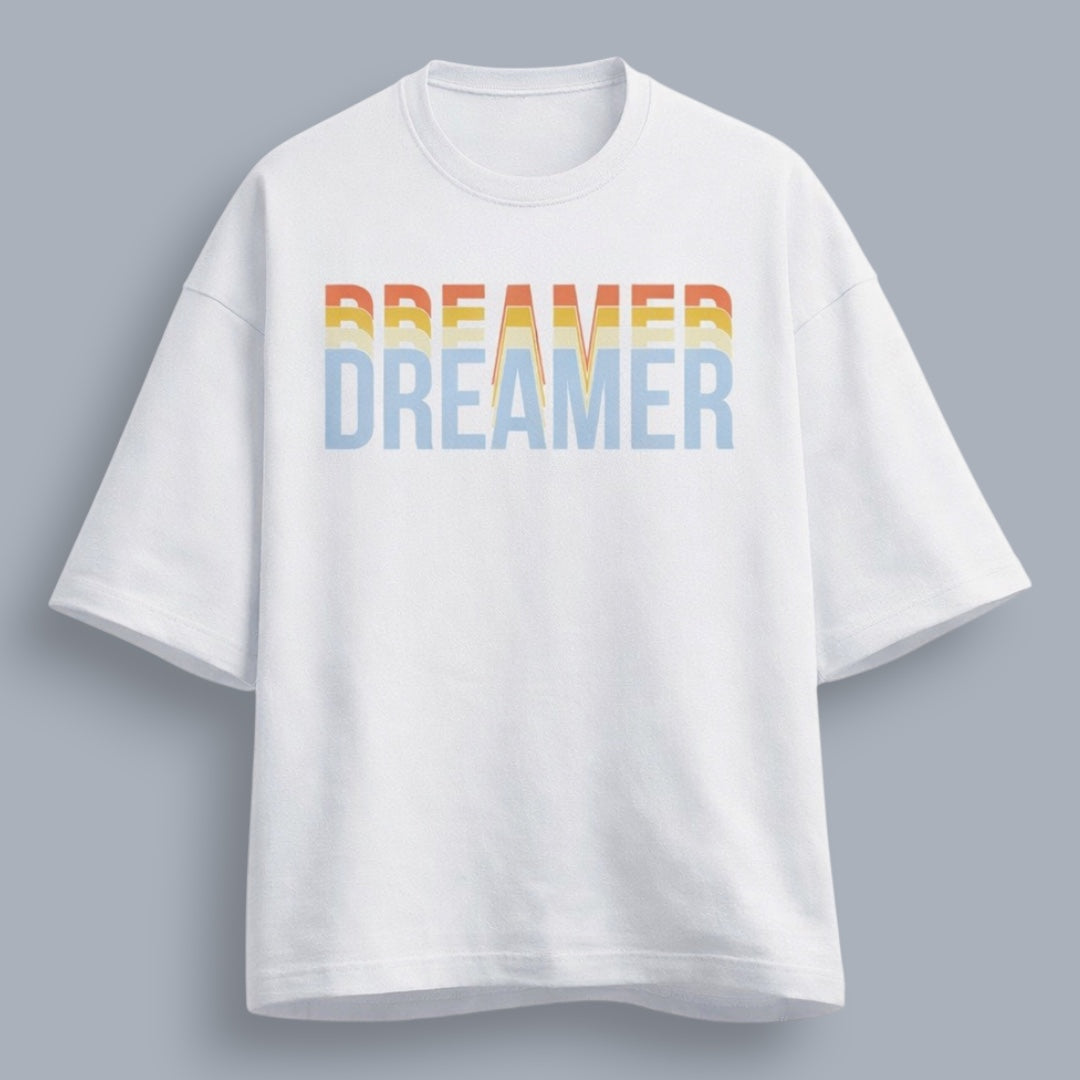 Dreamer Unisex Premium French Terry Oversized Tee