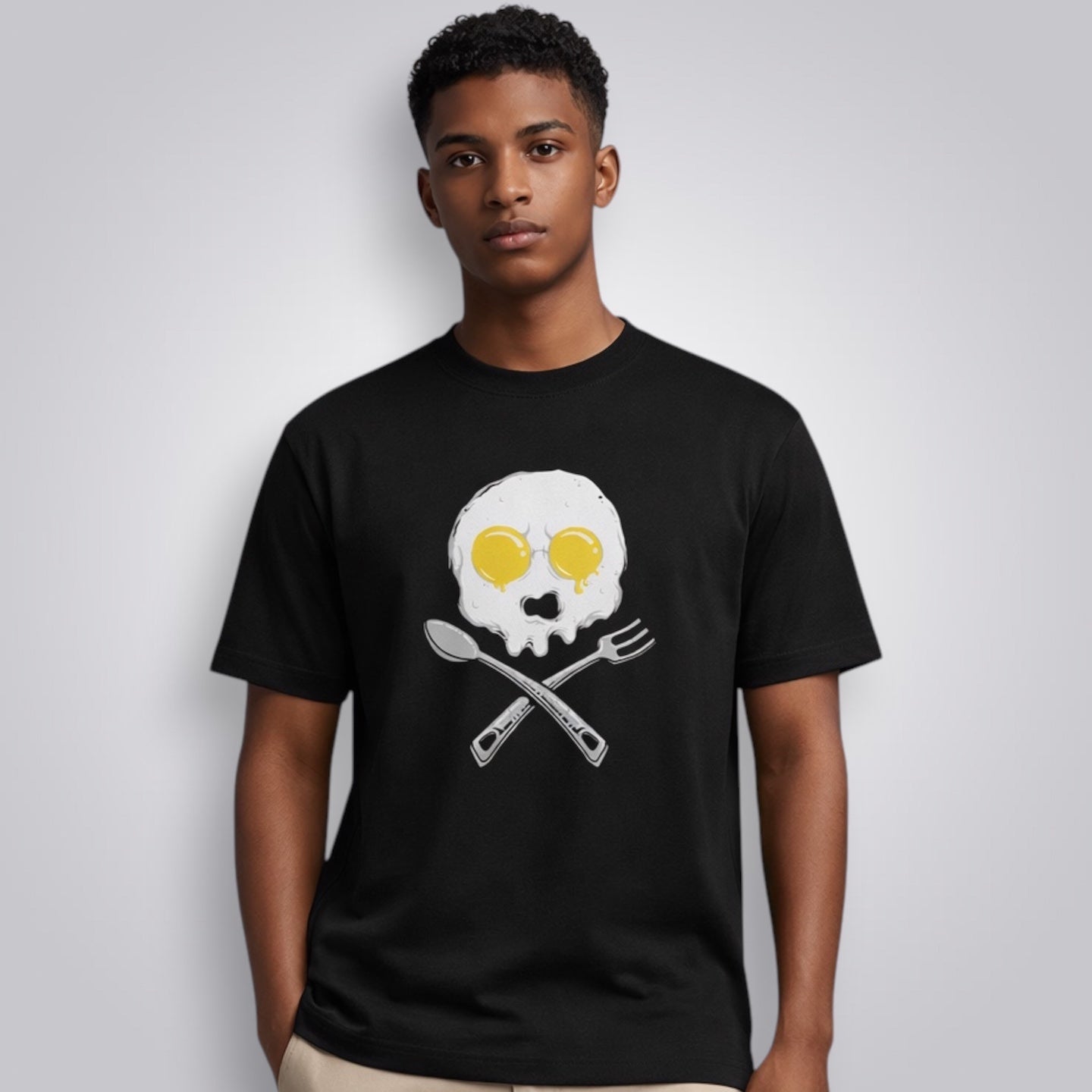 Skull Egg Men's Regular Fit T-Shirt