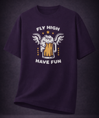 Fly High Have Fun Men's Regular Fit T-Shirt