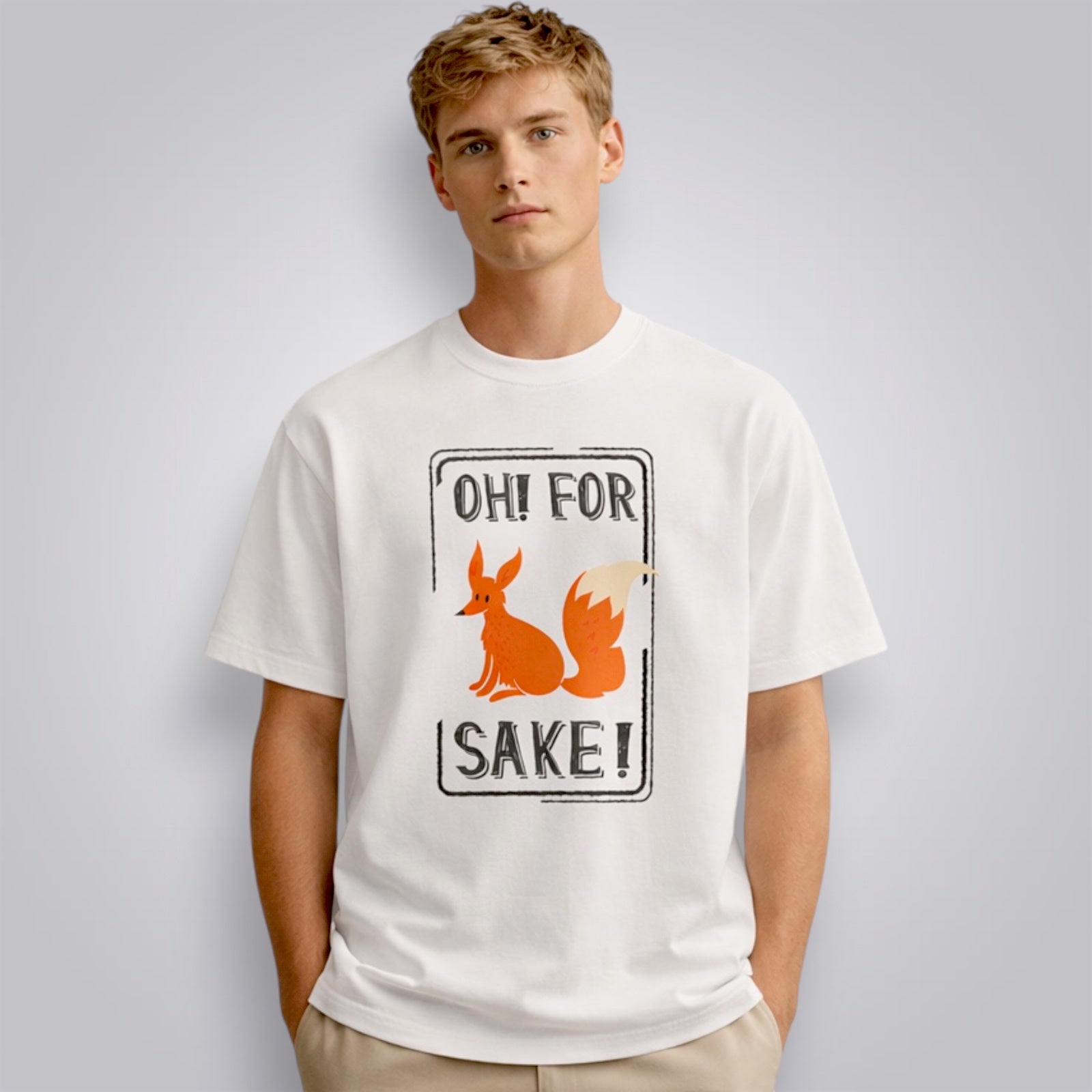 Oh For Fox Sake Unisex Loose Fit Classic T-Shirt