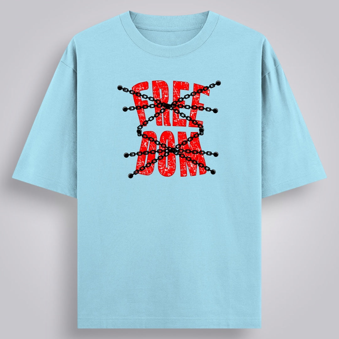 Freedom In Chains Unisex Oversized Classic T-Shirt