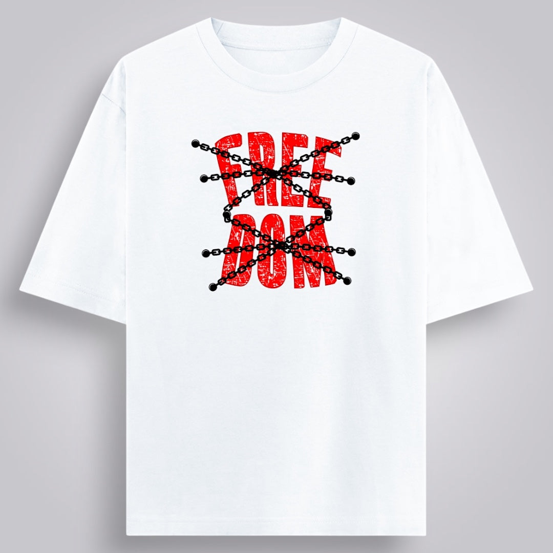 Freedom In Chains Unisex Oversized Classic T-Shirt