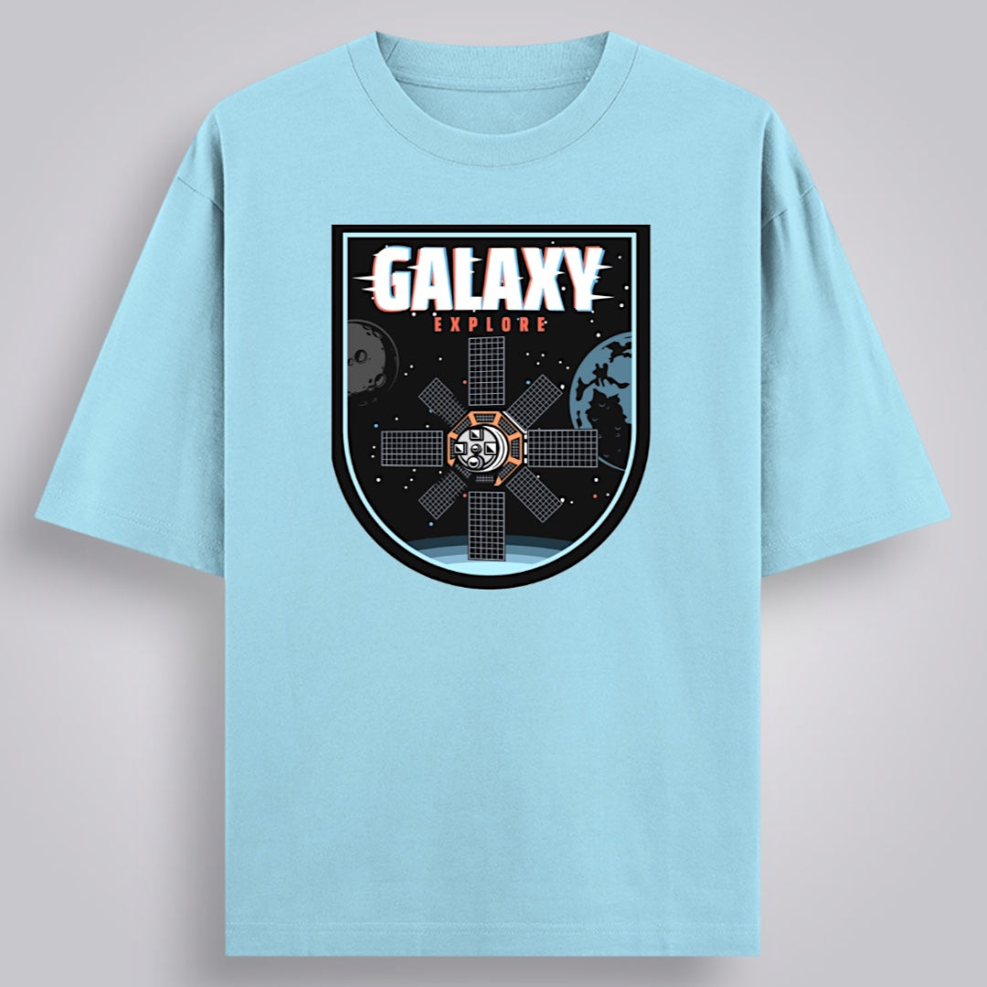Galaxy Explore Unisex Oversized Classic T-Shirt