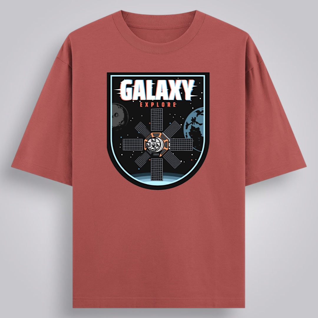 Galaxy Explore Unisex Oversized Classic T-Shirt