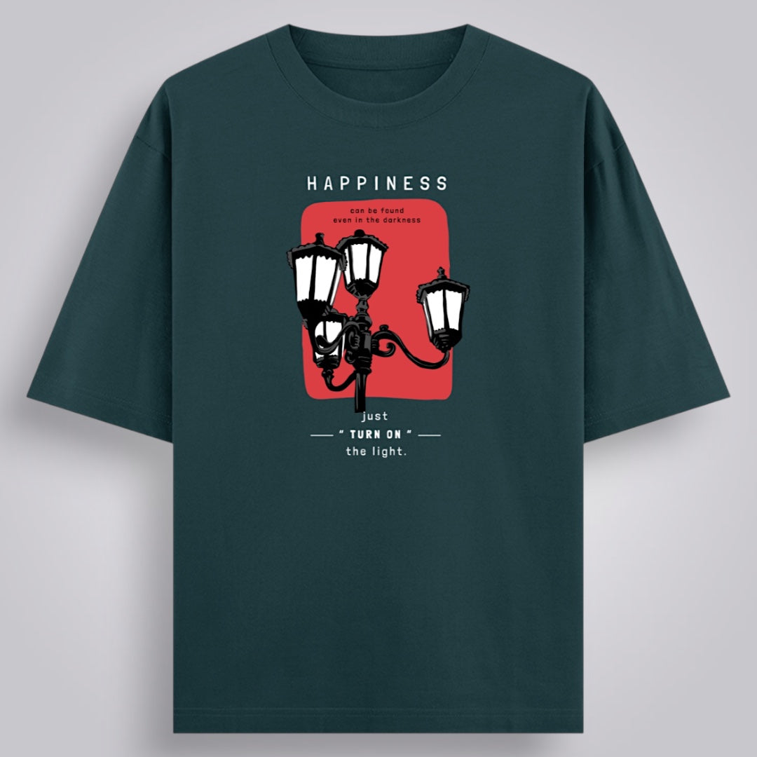 Happiness Can Be Found Even In The Darkness Unisex Oversized Classic T-Shirt